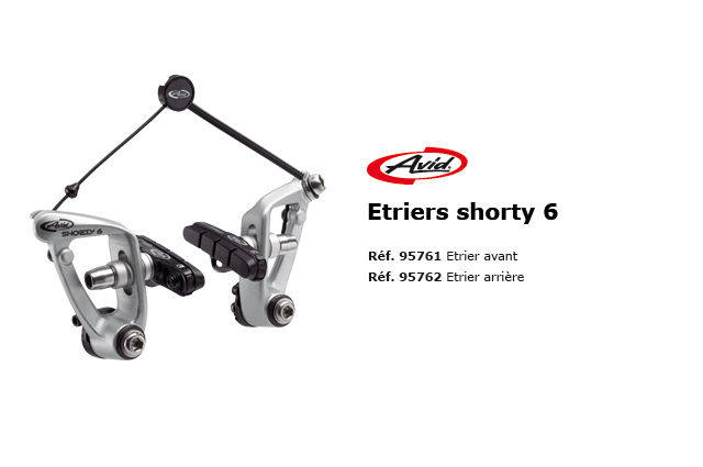 Cantilever Etriers Shorty 6 Avid