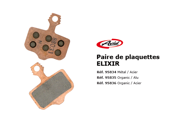 Plaquettes de freins Elixir Avid