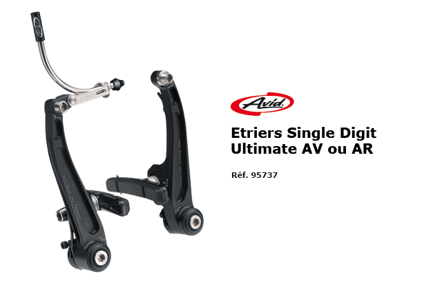 V-brake Etriers single Digit Ultimate Av ou AR Avid