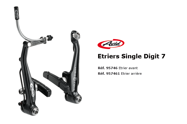V-brake Etriers single Digit 7 Avid