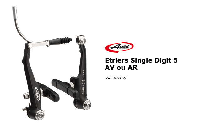 V-brake Etriers single Digit 5 AV ou AR Avid