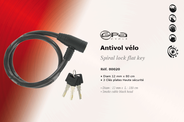 GPA Cycles Antivol velo
