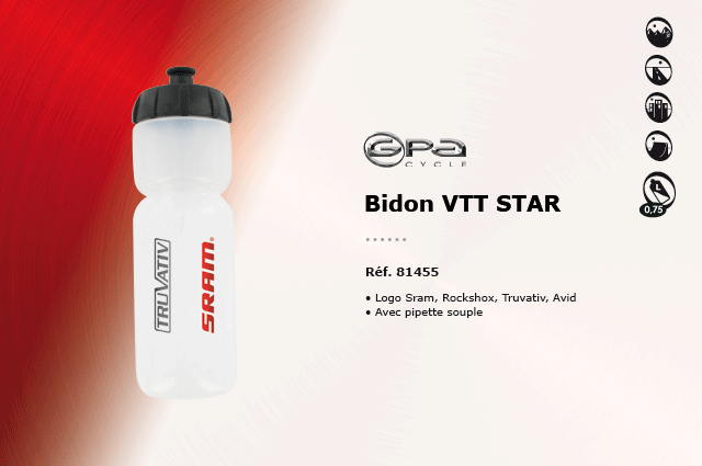 GPA Cycles Bidon VTT Star