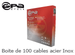 Boite de 100 cables acier inox Gpa Cycle