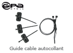 Guide cable autocollant Gpa Cycle