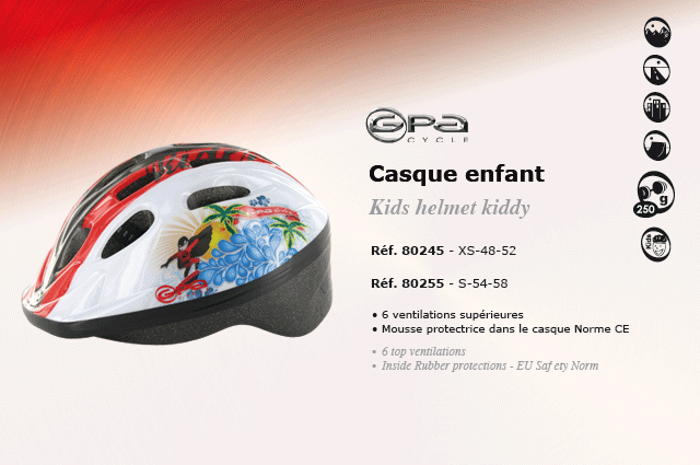 GPA Cycles Casque enfant