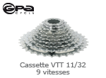 Casette VTT 11/32 9 vitesse Gpa Cycle