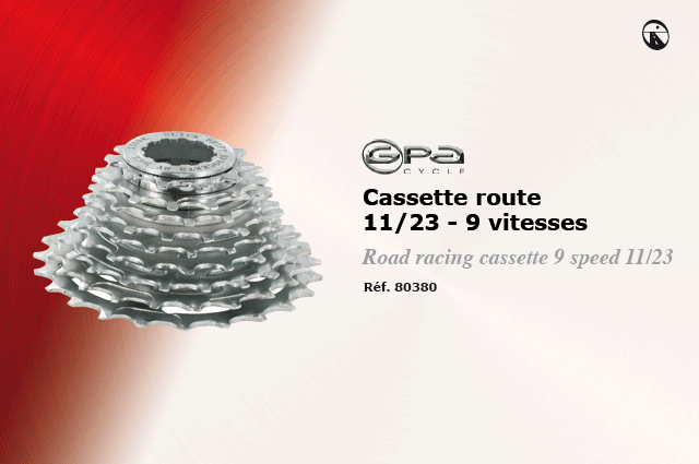 GPA Cycles Cassettes VTT 11/23 9 vitesses