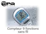 Compteur 9 fonctions sans fil Gpa Cycle