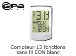 Compteur 13 fonctions sans fil EON Blanc Gpa Cycle