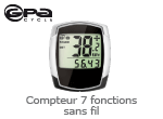 Compteur 7 fonctions sans fil Gpa Cycle