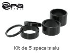 Kit de 5 pieces alu Gpa Cycle