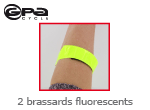 2 brassards fluorescents Gpa Cycle