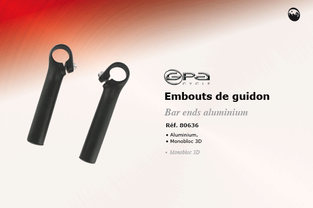 GPA Cycles Embouts de Guidon