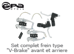 set complet frein type v brake avant et arriere Gpa Cycle