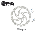 disque de frein velo Gpa Cycle