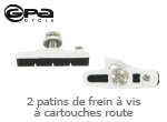 2 patins de freins a vis a cartouche route Gpa Cycle