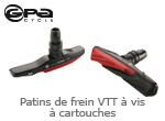 patin de frein vtt a vis a cartouches Gpa Cycle