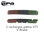 2 recharges patins vtt v brake Gpa Cycle