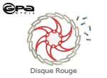 disque de frein velo rouge Gpa Cycle