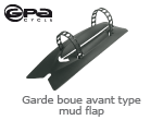 Garde boue avant type mud flap Gpa Cycle