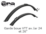 Garde boue VTT av / ar 24 et 26'' Gpa Cycle