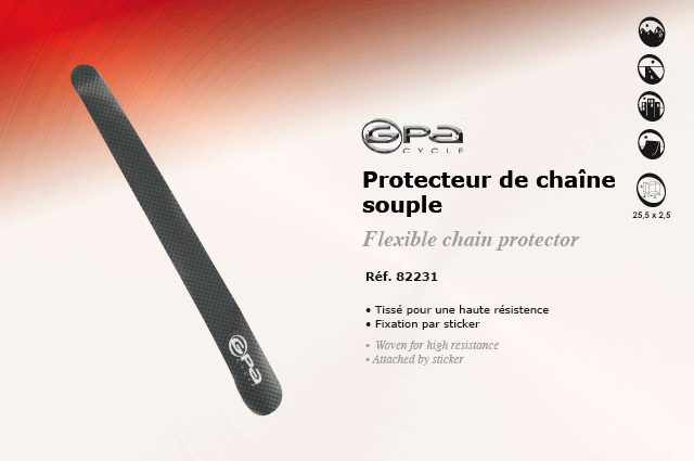 GPA Cycles Protecteur de chaine souple