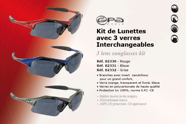 GPA Cycles Lunettes velo
