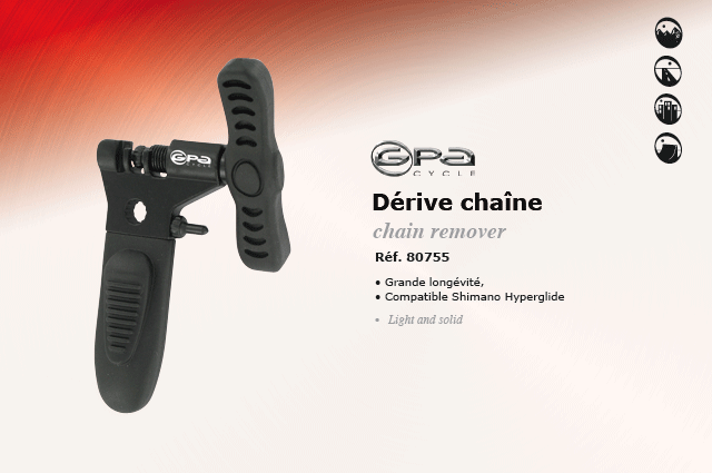 GPA Cycles Dérive chaîne