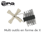 Multi outils en forme de X Gpa Cycle