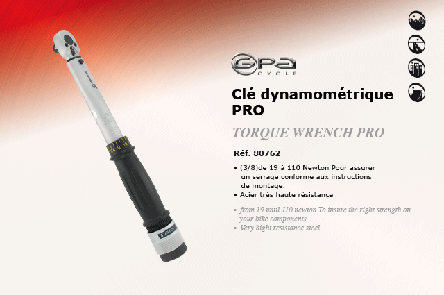 GPA Cycles clé dynamométrique