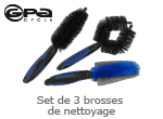 Set de 3 brosses de nettoyage Gpa Cycle