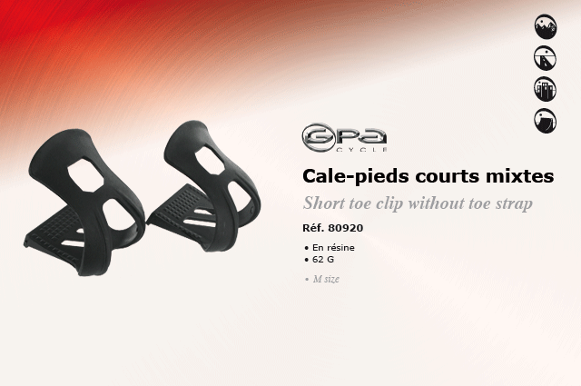 GPA Cycles Clae pieds courts mixtes