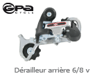 Derailleur arriere 6 / 8 vGpa Cycle