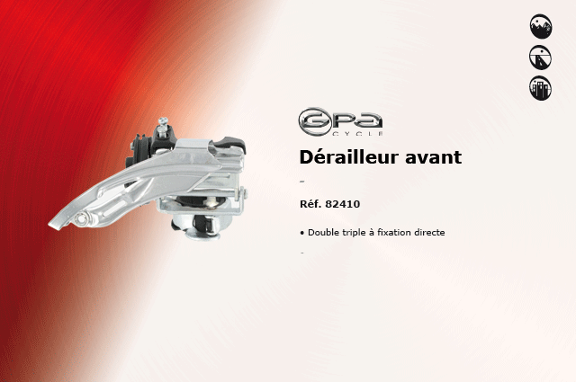 GPA Cycles Derailleur avant