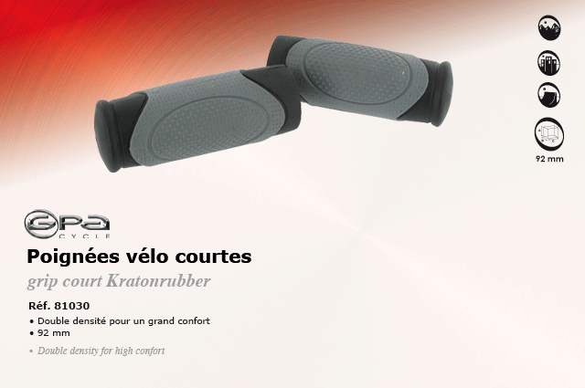 GPA Cycles Poignees Vélo courtes