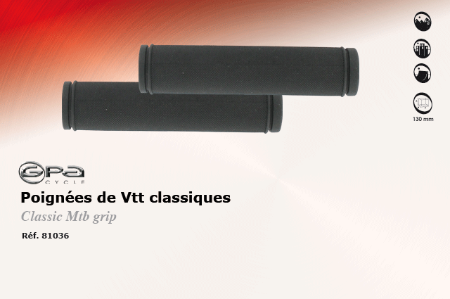 GPA Cycles Poignees de VTT classiques