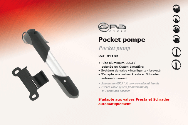 GPA Cycles Pocket pompe