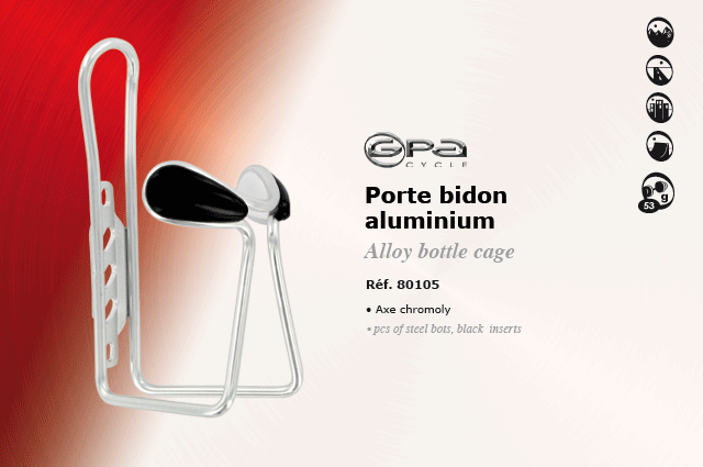 GPA Cycles Porte Bidon Aluminium