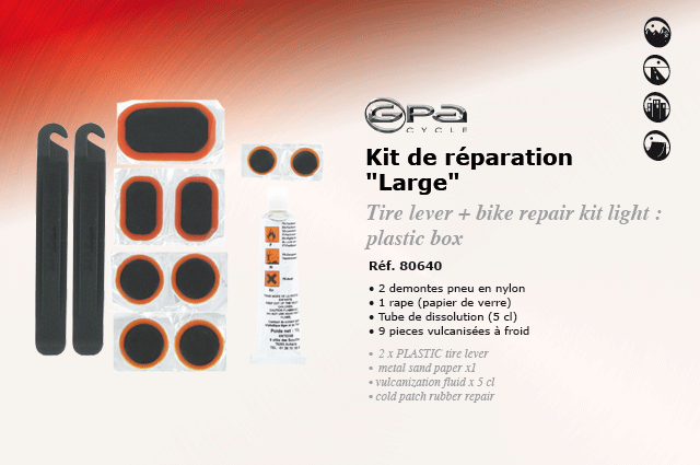 GPA Cycles Kit de reparation Large