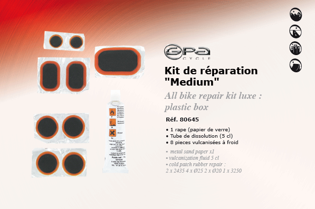 GPA Cycles Kit de reparation Medium