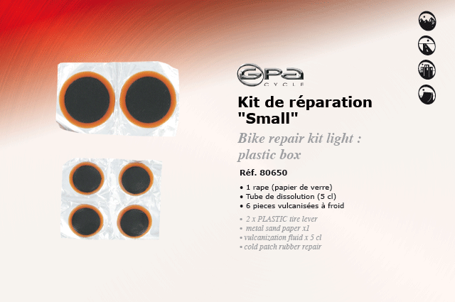 GPA Cycles Kit de reparation Small