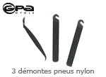 3 demontes pneus nylon Gpa Cycle