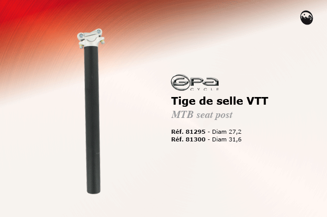 GPA Cycles tige de selle VTT