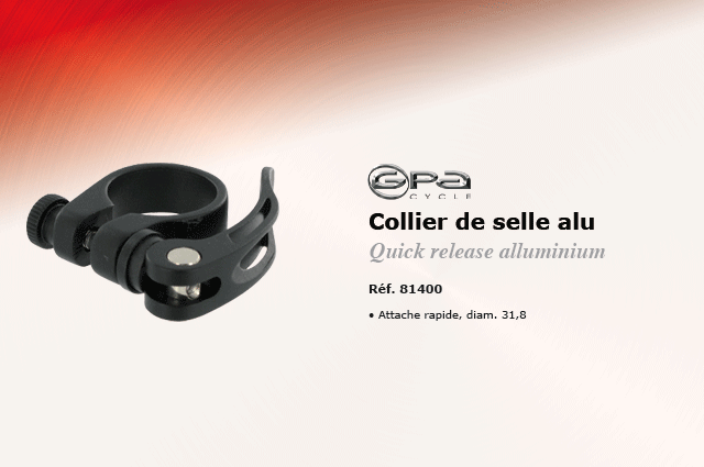 GPA Cycles Colier de selle alu