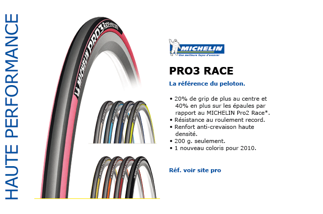 Pneu route Michelin VTT Pro3 light