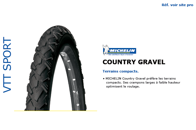 Pneu Michelin VTT Sport Country Gravel