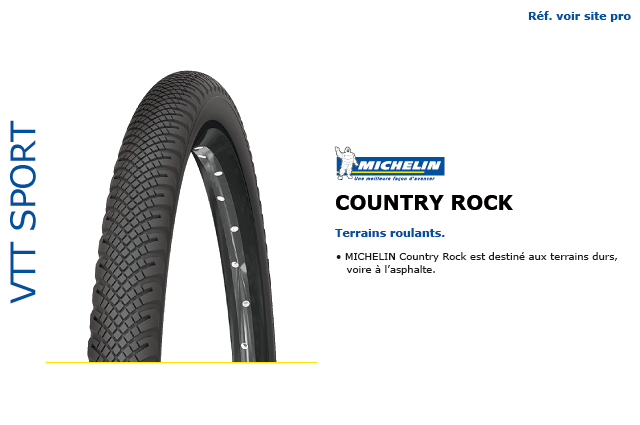 Pneu Michelin VTT Sport Country Rock