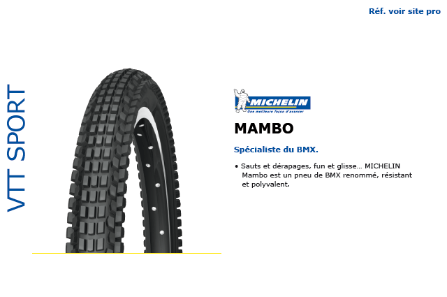 Pneu Michelin VTT Sport Mambo