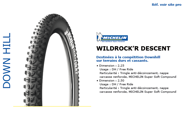Pneu Michelin VTT DH Wildrock'r Descent